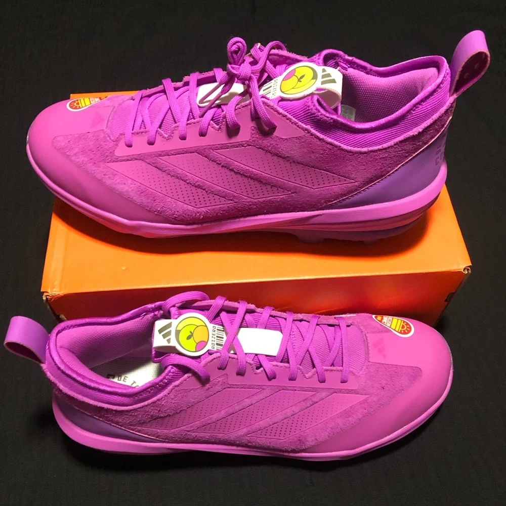 Adidas Adizero Impact TPU 2.0 BSB SOMOS Purple Baseball Cleats Size 16 JS2981